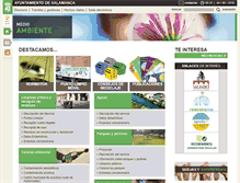 Tablet Screenshot of medioambiente.aytosalamanca.es